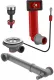 FRANKE Ablaufgarnitur 1x 3,5" Siebk�rbchen mit Ablauffernbedienung inkl. Drehknopf 1x �berlauf rechteckig (1120680185)