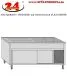 AfG Spltisch (1500x600) auf Unterschrank VLA2156R-BR Gewerbesple mit Untergestell, Boden und Tren