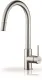 PYRAMIS Kchenarmatur Verismo Premium Einhebelmischer Edelstahl massiv mit Zugauslauf als Schlauchbrause