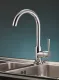 PYRAMIS Kchenarmatur Gusto Basic Premium Einhebelmischer Chrom mit Festauslauf