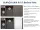 BLANCO Axia III 6 S GSB (Glasschneidbrett) Silgranit PuraDurII Granitsple / Einbausple Ablaufsystem InFino mit Drehknopfventil