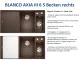 BLANCO Axia III 6 S GSB (Glasschneidbrett) Silgranit PuraDurII Granitsple / Einbausple Ablaufsystem InFino mit Drehknopfventil