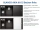 BLANCO Axia III 6 S GSB (Glasschneidbrett) Silgranit PuraDurII Granitsple / Einbausple Ablaufsystem InFino mit Drehknopfventil