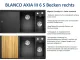 BLANCO Axia III 6 S HSB (Holzschneidbrett) Silgranit PuraDurII Granitsple / Einbausple Ablaufsystem InFino mit Drehknopfventil