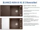 BLANCO Axia III XL 6 S GSB (Glasschneidbrett) Silgranit PuraDurII Granitsple / Einbausple Ablaufsystem InFino mit Drehknopfventil
