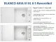 BLANCO Axia III XL 6 S GSB (Glasschneidbrett) Silgranit PuraDurII Granitsple / Einbausple Ablaufsystem InFino mit Drehknopfventil