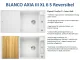 BLANCO Axia III XL 6 S HSB (Holzschneidbrett) Silgranit PuraDurII Granitsple / Einbausple Ablaufsystem InFino mit Drehknopfventil