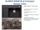 BLANCO Zenar XL 6 S Compact Silgranit PuraDurII Granitsple / Einbausple InFino mit Drehknopfventil