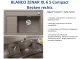 BLANCO Zenar XL 6 S Compact Silgranit PuraDurII Granitsple / Einbausple InFino mit Drehknopfventil