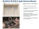 ❎ BLANCO Kchensple Pleon 6 Split Silgranit PuraDurII Granitsple / Einbausple Ablaufsystem InFino mit Drehknopfventil