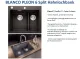 ❎ BLANCO Kchensple Pleon 6 Split Silgranit PuraDurII Granitsple / Einbausple Ablaufsystem InFino mit Drehknopfventil