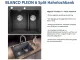 ❎ BLANCO Kchensple Pleon 6 Split Silgranit PuraDurII Granitsple / Einbausple Ablaufsystem InFino mit Drehknopfventil