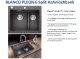 ❎ BLANCO Kchensple Pleon 6 Split Silgranit PuraDurII Granitsple / Einbausple Ablaufsystem InFino mit Drehknopfventil