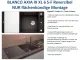 BLANCO Axia III XL 6 S-F GSB (Glasschneidbrett) Silgranit PuraDurII Granitsple Flchenbndig Ablaufsystem InFino mit Drehknopfventil