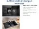 BLANCO Kchensple Legra 6 S Compact Silgranit PuraDurII Granitsple / Einbausple mit Handbettigung