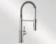 BLANCO Kchenarmatur Catris S Chrom Einhebelmischer / Spltischarmatur mit flexibler Pendelbrause umstellbar