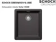 ❎ SCHOCK Kchensple Greenwich N-100S Cristadur Nano-Granitsple / Einbausple mit Drehexcenter