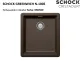 ❎ SCHOCK Kchensple Greenwich N-100S Cristadur Nano-Granitsple / Einbausple mit Drehexcenter