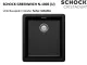 ❎ SCHOCK Kchensple Greenwich N-100S-U Cristadur Nano-Granitsple / Unterbausple mit Drehexcenter