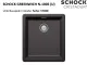❎ SCHOCK Kchensple Greenwich N-100S-U Cristadur Nano-Granitsple / Unterbausple mit Drehexcenter