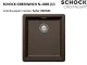 ❎ SCHOCK Kchensple Greenwich N-100S-U Cristadur Nano-Granitsple / Unterbausple mit Drehexcenter