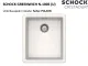 ❎ SCHOCK Kchensple Greenwich N-100S-U Cristadur Nano-Granitsple / Unterbausple mit Drehexcenter