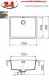 ❎ SCHOCK Kchensple Greenwich N-100L Cristadur Nano-Granitsple / Einbausple mit Drehexcenter