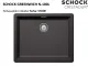 ❎ SCHOCK Kchensple Greenwich N-100L Cristadur Nano-Granitsple / Einbausple mit Drehexcenter