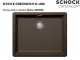 ❎ SCHOCK Kchensple Greenwich N-100L Cristadur Nano-Granitsple / Einbausple mit Drehexcenter