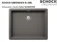 ❎ SCHOCK Kchensple Greenwich N-100L Cristadur Nano-Granitsple / Einbausple mit Drehexcenter