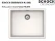 ❎ SCHOCK Kchensple Greenwich N-100L Cristadur Nano-Granitsple / Einbausple mit Drehexcenter