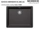 ❎ SCHOCK Kchensple Greenwich N-100L-U Cristadur Nano-Granitsple / Unterbausple mit Drehexcenter