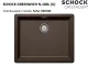 ❎ SCHOCK Kchensple Greenwich N-100L-U Cristadur Nano-Granitsple / Unterbausple mit Drehexcenter