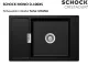 ❎*SCHOCK Kchensple Mono D-100XS Cristadur Nano-Granitsple / Einbausple mit Drehexcenter