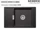 ❎*SCHOCK Kchensple Mono D-100XS Cristadur Nano-Granitsple / Einbausple mit Drehexcenter