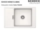 ❎*SCHOCK Kchensple Mono D-100XS Cristadur Nano-Granitsple / Einbausple mit Drehexcenter