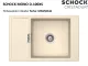 ❎ SCHOCK K�chensp�le Mono D-100XS Cristadur� Nano-Granitsp�le / Einbausp�le mit Drehexcenter
