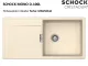 SCHOCK K�chensp�le Mono D-100L Cristadur� Nano-Granitsp�le / Einbausp�le mit Drehexcenter