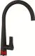 SCHOCK Kchenarmatur Gota Schwarz Einhebelmischer mit Festauslauf 360 schwenkbarer Auslauf