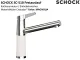 SCHOCK K�chenarmatur SC-510 Cristadur� Classic Line Einhebelmischer Festauslauf 360� schwenkbarer Auslauf mit Materialh�lse