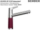 SCHOCK K�chenarmatur SC-510 Cristadur� Classic Line Einhebelmischer Festauslauf 360� schwenkbarer Auslauf mit Materialh�lse