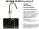 SCHOCK K�chenarmatur SC-520 Cristadur� Classic Line Einhebelmischer Zugauslauf 120� schwenkbarer Auslauf mit Materialh�lse und Schlauchbrause