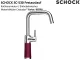 SCHOCK K�chenarmatur SC-530 Cristadur� Classic Line Einhebelmischer Festauslauf 360� schwenkbarer Auslauf mit Materialh�lse