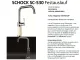 SCHOCK K�chenarmatur SC-530 Cristadur� Classic Line Einhebelmischer Festauslauf 360� schwenkbarer Auslauf mit Materialh�lse