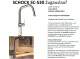 SCHOCK K�chenarmatur SC-530 Cristadur� Classic Line Einhebelmischer Zugauslauf 120� schwenkbarer Auslauf mit Materialh�lse und Schlauchbrause