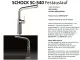 SCHOCK Kchenarmatur SC-540 Cristalite Basic Line Einhebelmischer Festauslauf 360 schwenkbarer Auslauf mit Materialhlse