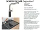 SCHOCK Kchenarmatur SC-540 Cristalite Basic Line Einhebelmischer Zugauslauf 120 schwenkbarer Auslauf mit Materialhlse und Schlauchbrause