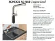 SCHOCK Kchenarmatur SC-540 Cristalite Basic Line Einhebelmischer Zugauslauf 120 schwenkbarer Auslauf mit Materialhlse und Schlauchbrause
