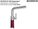 SCHOCK K�chenarmatur SC-540 Cristadur� Classic Line Einhebelmischer Festauslauf 360� schwenkbarer Auslauf mit Materialh�lse