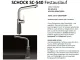 SCHOCK Kchenarmatur SC-540 Cristadur Classic Line Einhebelmischer Festauslauf 360 schwenkbarer Auslauf mit Materialhlse